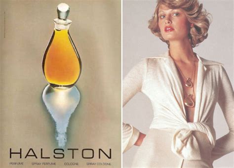 who designed halston perfume bottle